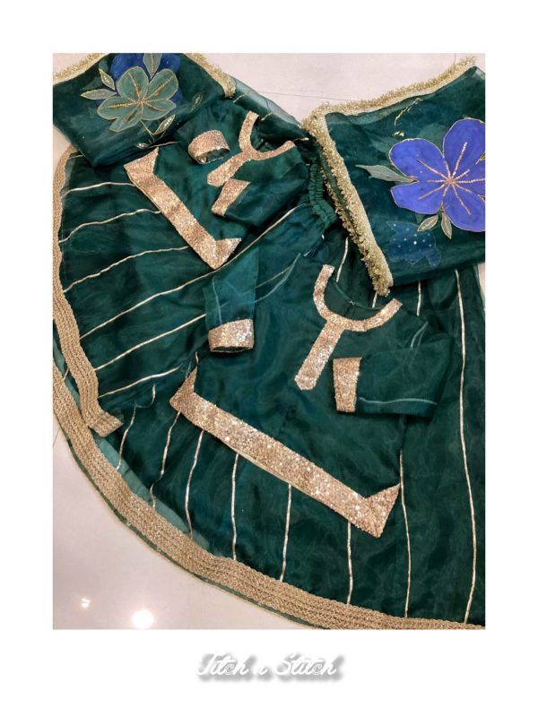 Hand Painted Dupatta Suit TNSK20 - Image 2
