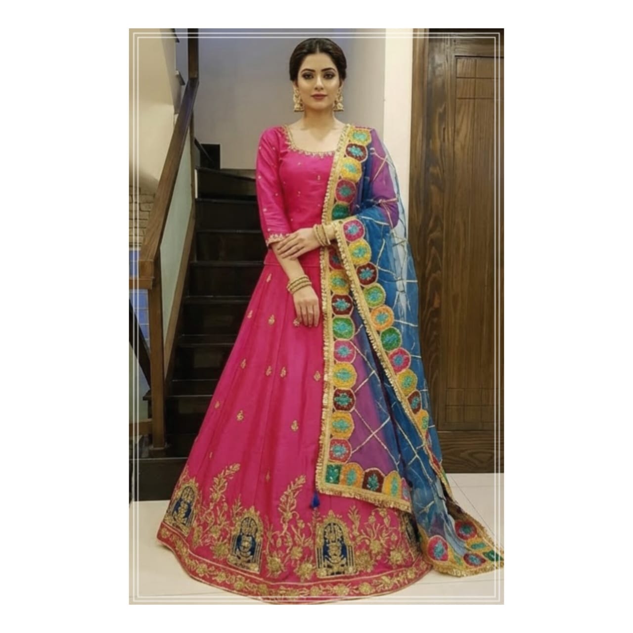 Gota Work Lehenga Choli TNSML14