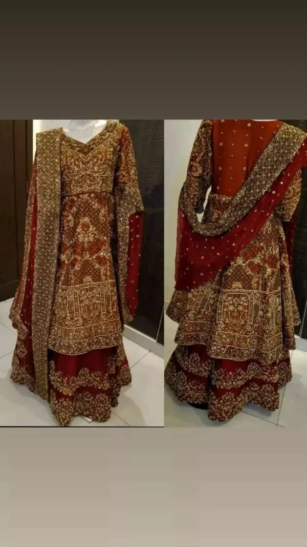 Maroon and Rust Bridal TNSB07