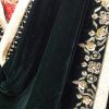 Bottle Green Luxury Shawl TNSVS08 - Image 2