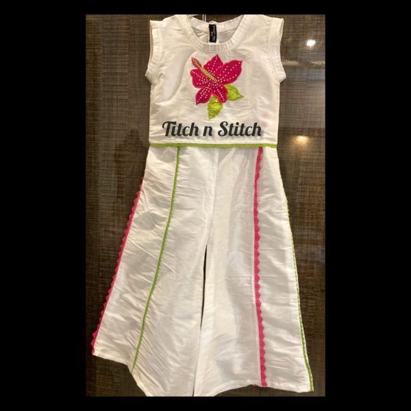 Palazzo with Patch Work Top TNSK034