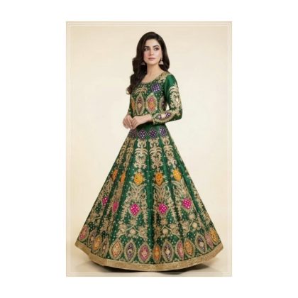 Green Gota work lehanga TNSML 21