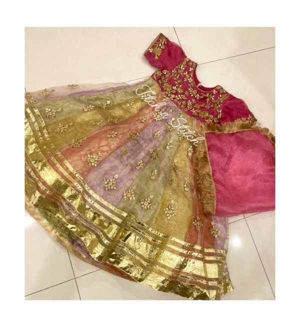 Multicolored Anarkali TNSK 46