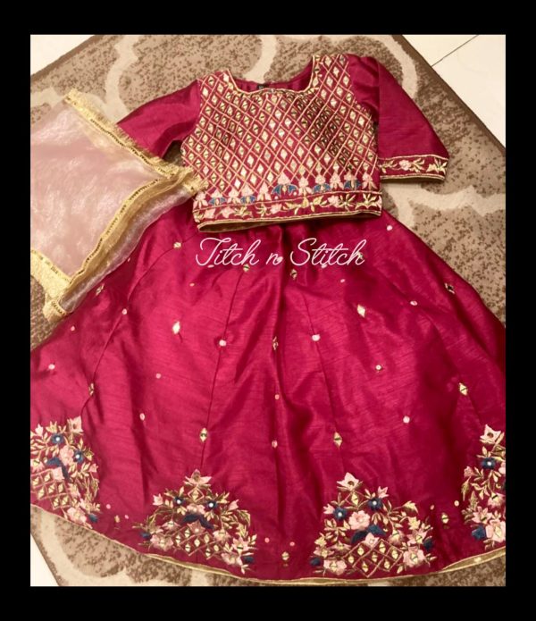 Mirror Work Lehanga Choli TNS47
