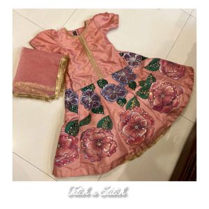 hand-painted lehenga TNSK51