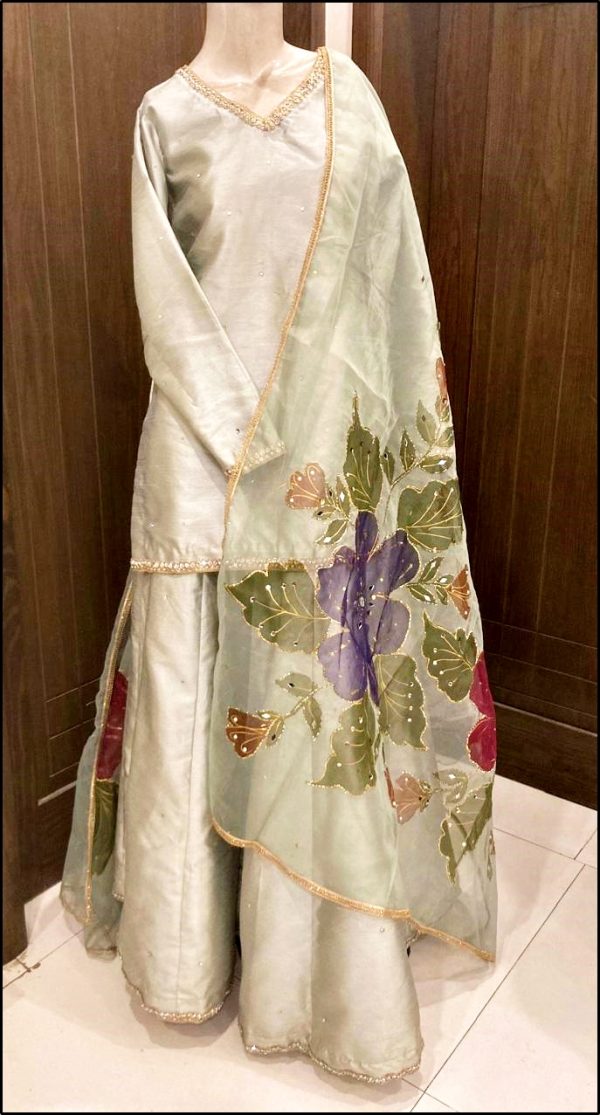 Mint Green Lehenga Choli TNSPR11