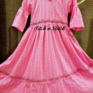 Daily wear Pink frock TNSC01