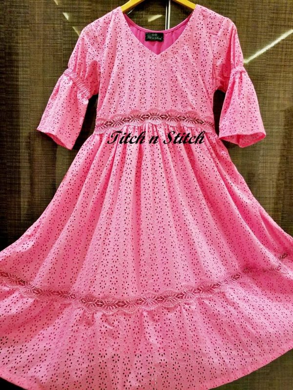 Daily wear Pink frock TNSC01